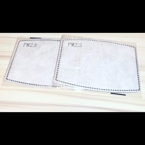 (6pc) Carbon Activated Face Mask Filters